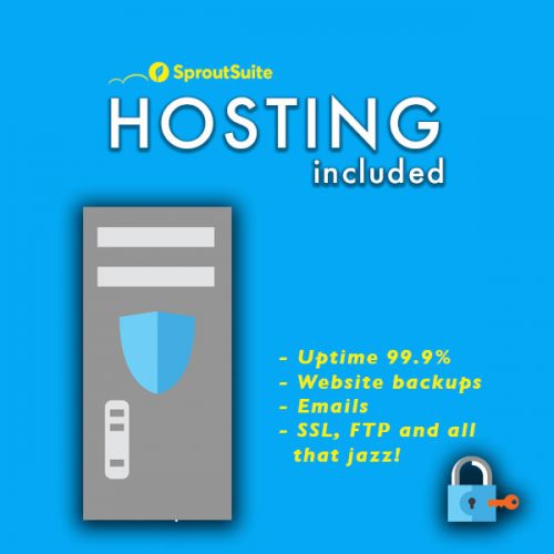 hosting included in marketing package