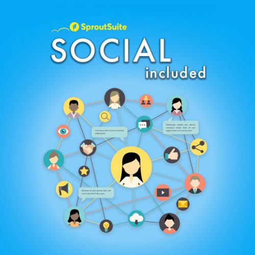 social media included in marketing package